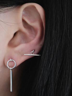 Kinetic line earring