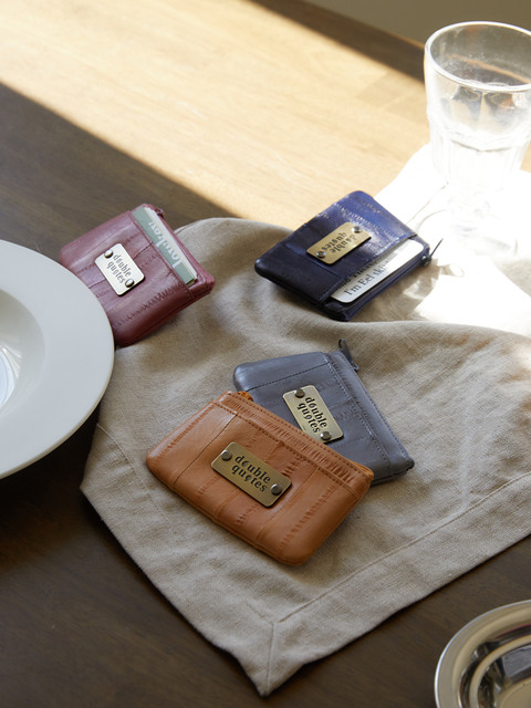 숄더백 - 더블쿼츠 (doublequotes) - Butter card holder 5colors (버터 카드 홀더 5가지 색상)