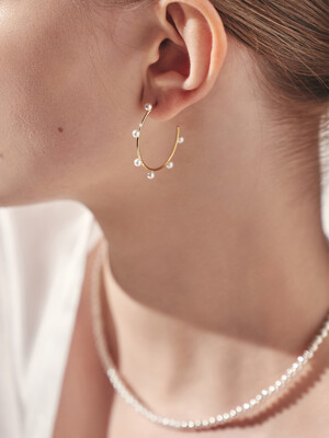 Silver925_Blita Pearl Earrings (3color)