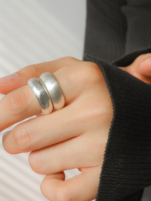 [SILVER] VOLUME RING (4 COLORS)