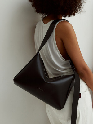 LOG ZIP BAG Artificial Leather_ 4 colors