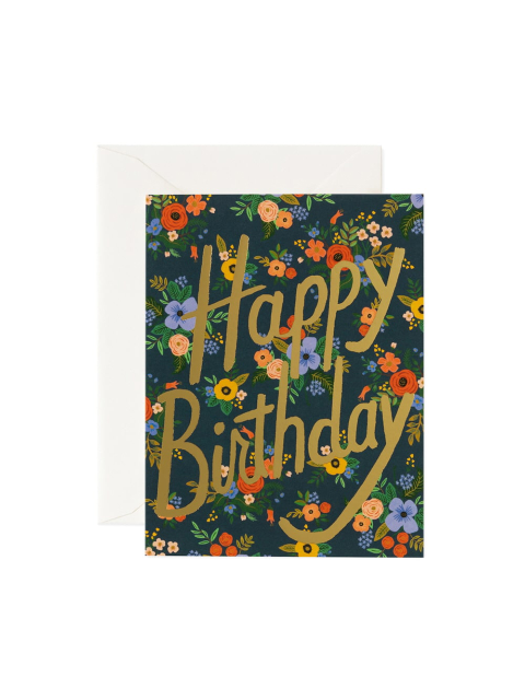 문구 - 라이플페이퍼 (RIFLE PAPER) - 라이플페이퍼 Garden Birthday Card 생일 카드