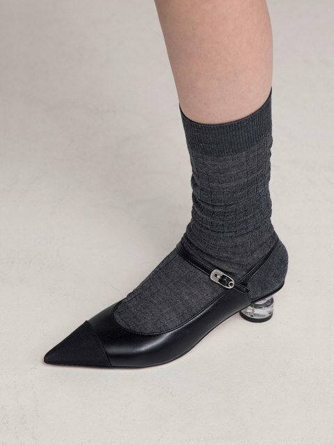 펌프스 - 블랑토 (BLANC TOE) - B23S62-BLACK
