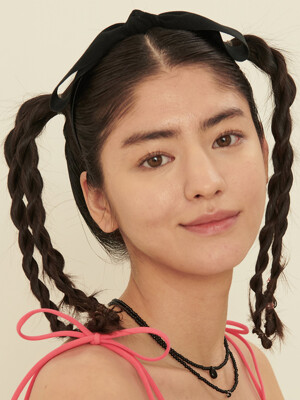 Droopy ribbon Hairband[2type]
