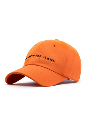 BBD Crazy Half Logo Cap (Orange)