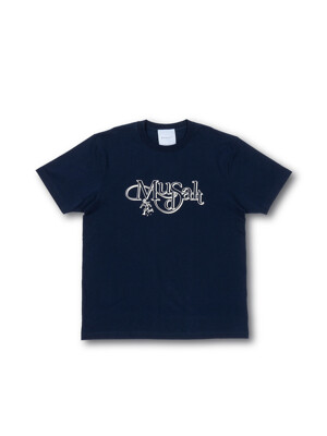 MUDDY PUDDLE HALF T-SHIRTS NAVY