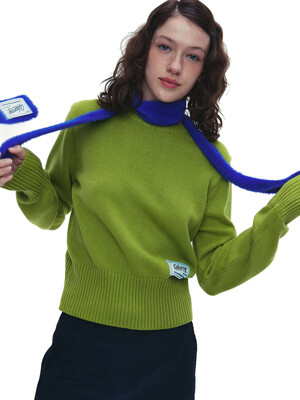 Qduroy Basic Knit Sweater - Olive