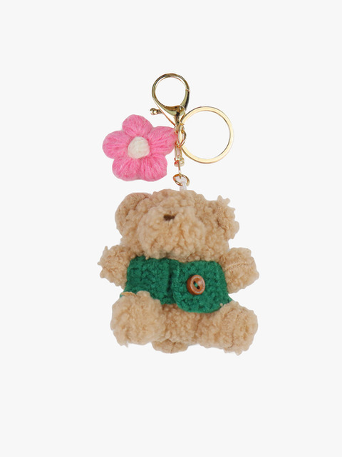 주얼리 - 핑크파인애플 (PINK PINEAPPLE) - PINKY BEAR KEY RING_GREEN