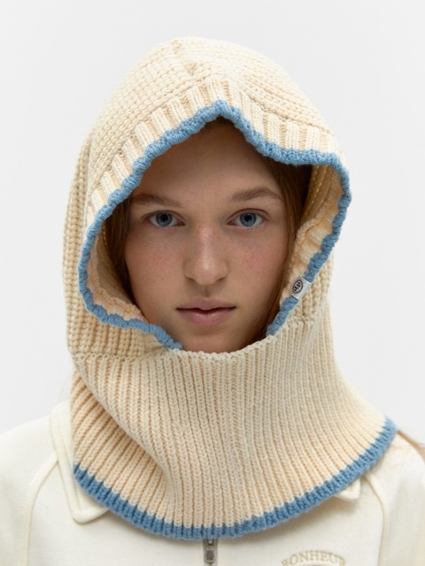 모자 - 드파운드 (DEPOUND) - knit balaclava - blue