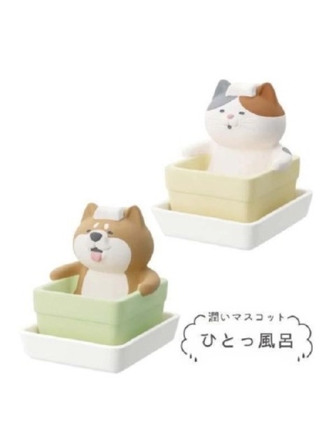 홈데코 - 키티야 (kittyya) - 일본 수입 데꼴 촉촉한 마스코트 가습기 피규어 장식 4종