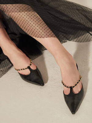 Vintage Chain Mule_Black