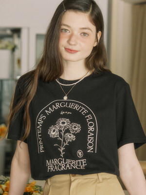 Marguerite T-shirt - Black