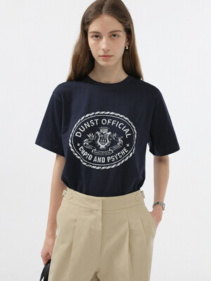 UNISEX CUPID CAMPUS T-SHIRT FRENCH NAVY_UDTS5B121N2