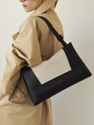 MOD FLAP BAG L -  Canvas Combi_2 COLORS