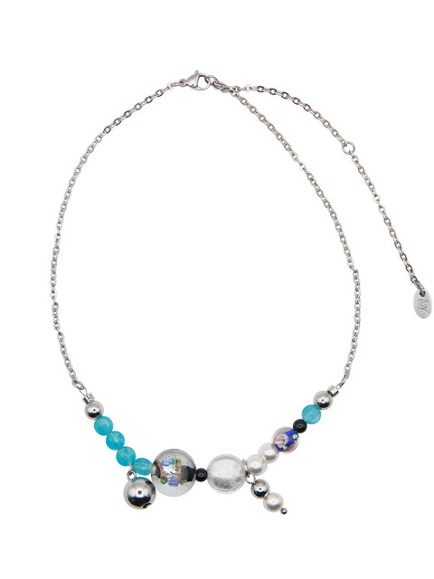엔프프]celeste bunch necklace-silver