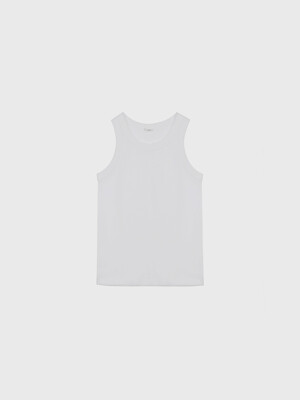 Hard basic sleeveless (white / gray / red / blue / black)