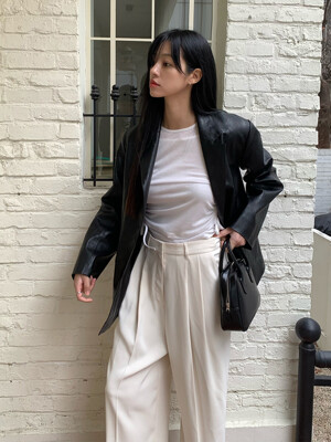 Wide Two-tuck Trousers_2color