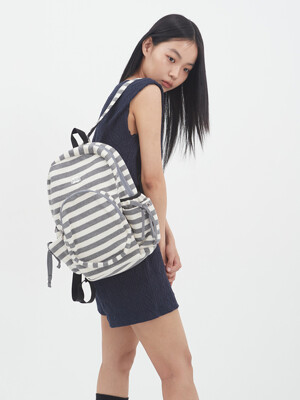Nest Sling Backpack (Gray Stripe)