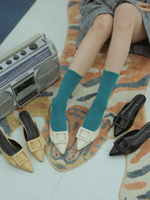 [리퍼브]rfb827 flat mules_3colors