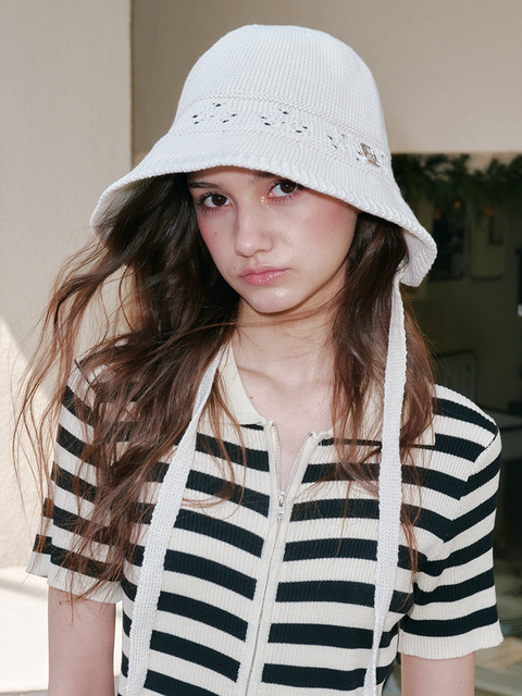 ■ENGBROX■ dahlia strap wide hat2 colors EBWH25001 □ENGBROX□ dahlia strap wide hat2 colors EBWH25001 Jen And