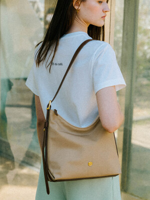 Sac Leonie Nylon Capuccino