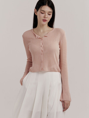 Ivy Summer Cardigan (Oatmeal/Pink/Blue/Black)