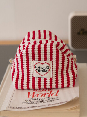 Recipe 니트 파우치 (Medium) (7 colors)
