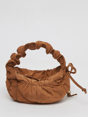 Tie bow bag(Peanut butter)