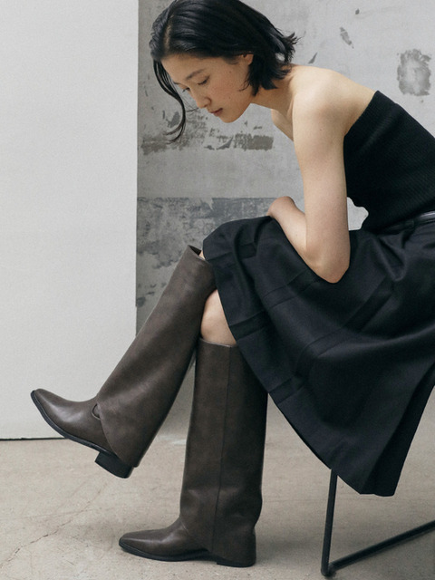 에퓨레 MILO Folding Long Boots (2color)