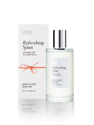 바디 미스트 퍼퓸 50ml, Body Closet 리프레싱 스판(자몽&시트러스 향)