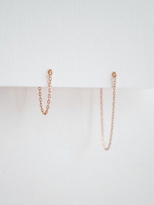 chain earrings 001 _ 2colors
