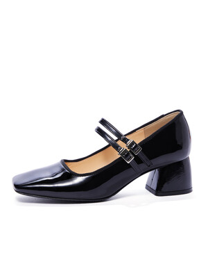 Double Strap Maryjane_Black Patent