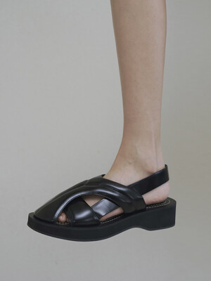 Puffy Sandals_BLACK