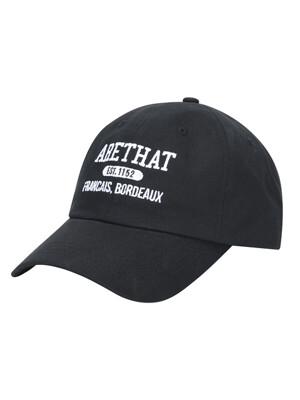 Bordeaux Ball Cap - Black