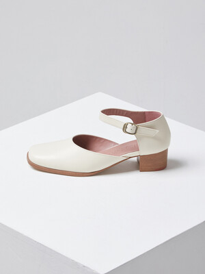 Mary-jane pumps(Linen)