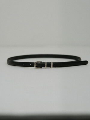 Faux-Leather Belt_Black