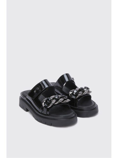 뮬/슬리퍼 - 슈콤마보니 (SUECOMMA BONNIE) - Prism slipper(black)_DG2AM23052BLK