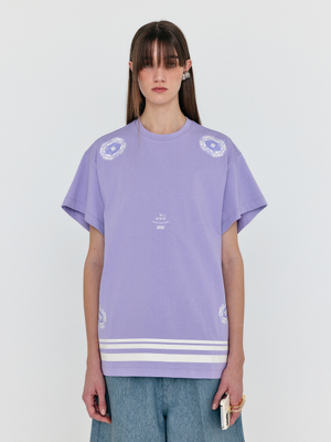 WACKY Oversized Graphic T-Shirt - Lavender