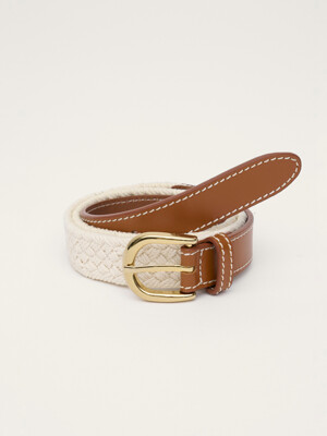Classic Weaving Belt (Ivory)