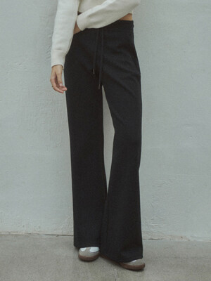 Every Day Relaxed Boot-cut Trousers_CTB504(Black)