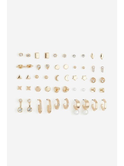 주얼리 - 에이치엔엠 (H&M) - 귀걸이 25쌍 세트 골드 컬러 1209003001