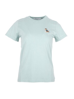 [메종키츠네] 여성 폭스 패치 면 티셔츠 KW00107KJ0008 P429 (BLUE HAZE)