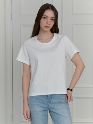 Round Neck Basic Tee_3color