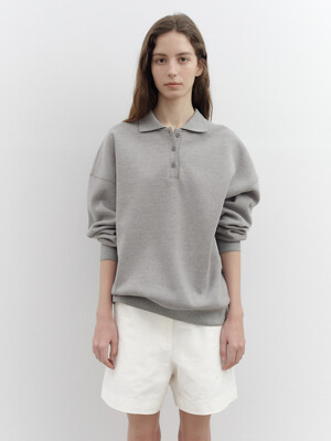 Paul polo sweatshirt (grey)