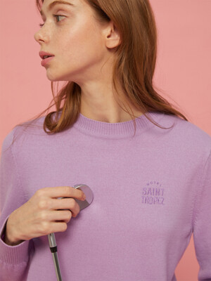 LAVENDER 24 ROUND SWEATER