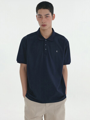 [24SS clove] Standard Pique T-Shirt_Men (Navy)