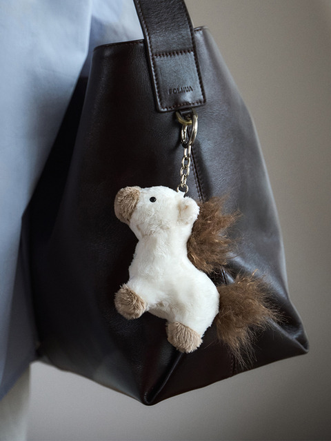 폴뉴아 FOLLY KEYRING (BEIGE)