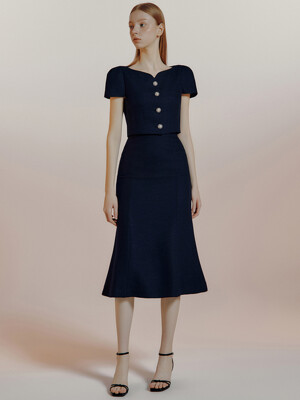 Eveliina tweed skirt (2colors)