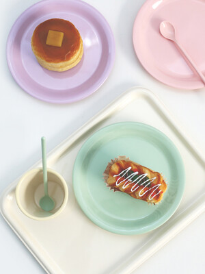 마카롱 원형 플레이트 (6 colors)