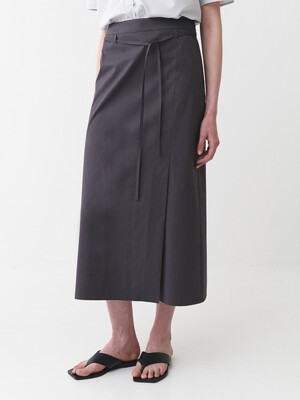 Long H-line Cotton Skirt SW5MS255_2color